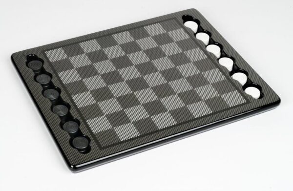Draughts/Checkers Carbon fiber finish