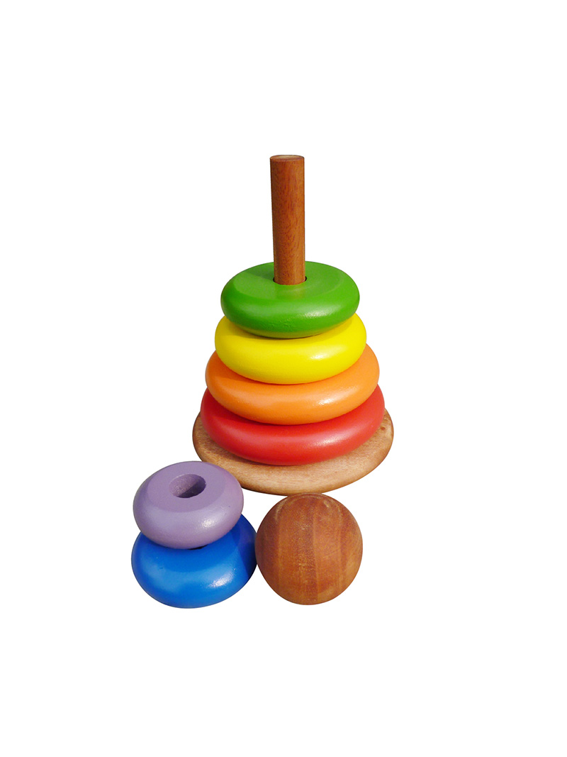 Natural Bouncing Stacking Rings