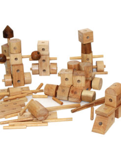 Natural Wood Construction Set
