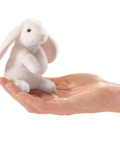 Pack of 4 Mini Lop Ear Rabbit Finger Puppets
