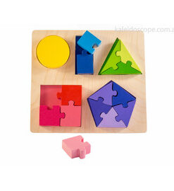 Jigsaw Shape Fraction Puzzle