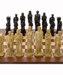 Dal Rossi Italy Gods Of Mythology Chess Set on a 50cm Board