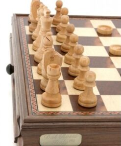 Alternative view of Dal Rossi Chess and Checkers Set 15" (38 cm)