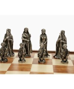 Alternative view of Dal Rossi Pewter Lord Rings Chess Pieces