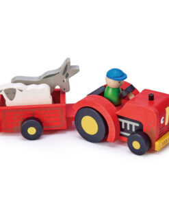 Tender Leaf Toys Wooden Tractor and Trailer