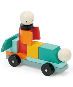Tender Leaf Toys Racing Magblocs - 14 pc