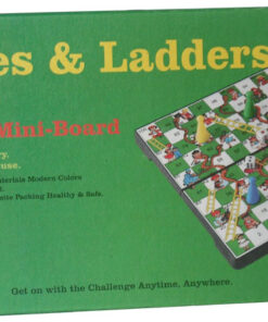 Alternative view of Snakes and Ladders Boardgame
