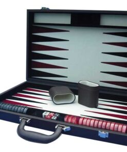Alternative view of Dal Rossi Backgammon 15" PU Leather Brown