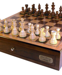 Alternative view of Deluxe Dal Rossi Chess Set, 18" (45cm)
