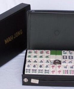Mahjong Set, Economy, black vinyl case