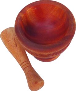 Wooden Pestle and Mortar