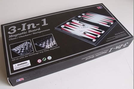 Magnetic 3 in 1 (Chess/Checkers/Backgammon) 14'