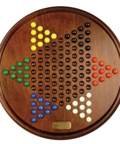 Dal Rossi Italy Chinese Checkers with marble balls.