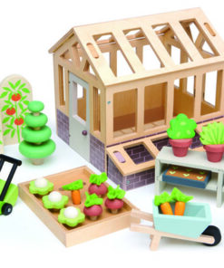 Greenhouse with Garden Set