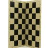 Chess board, tournament folding, PVC 50cm with pieces