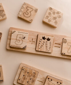 Alternative view of Two piece math frame