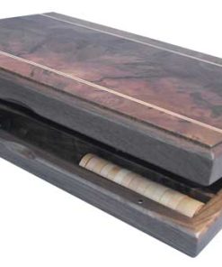 Alternative view of Backgammon DAL ROSSI Deluxe Walnut Burl