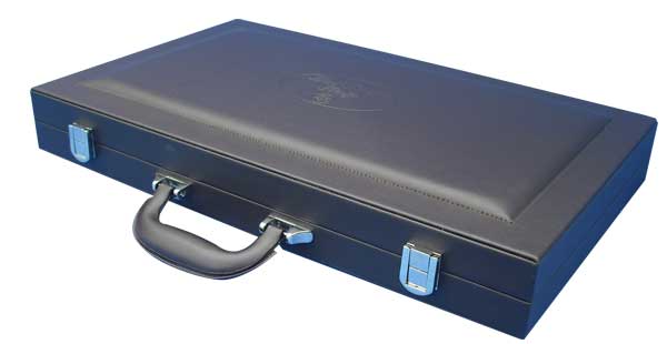 Dal Rossi Backgammon 15" PU Leather Brown - Image 6